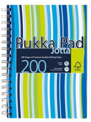 Pukka Pad Spirálfüzet, A6, vonalas, 100 lap, PUKKA PAD "Stripe Jotta (PUPJP036)