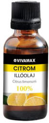 Vivamax Citrom 100%-os tisztaságú illóolaj (10 ml) (GYVI6)