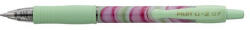 Pilot Zseléstoll, 0, 32 mm, nyomógombos, zöld tolltest, PILOT "G-2 Flow", kék (PG27FLG) - tutitinta