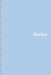 Shkolyaryk Publishing House Spirálfüzet, A5, kockás, 80 lap, PP borító, SHKOLYARYK "Genius Pastel", vegyes (SB806804K)