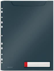 Leitz Genotherm, lefűzhető, A4 maxi, LEITZ "Cosy Privacy", bársonyszürke (E46680089)