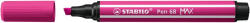 STABILO Filctoll, 1-5 mm, vágott hegy, STABILO "Pen 68 MAX", pink (TST76856) - tutitinta