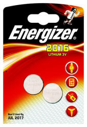 Energizer Gombelem, CR2016, 2 db, ENERGIZER (EECR2016D) - tutitinta