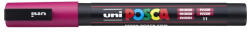 uni Dekormarker, 0, 9-1, 3 mm, UNI "Posca PC-3M", fukszia (TUPC3MFU)