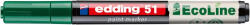 edding Lakkmarker, 1-2 mm, EDDING "51", zöld (TED51Z) - tutitinta