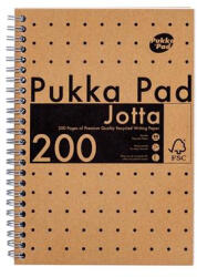 Pukka Pad Spirálfüzet, A5, vonalas, 100 lap, PUKKA PAD "Jotta Kraft (PUP9567)