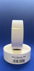  Etikett, thermo, 20x32 mm, 2500 etikett/tekercs, fehér (ISCT2032F) - tutitinta