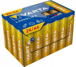 VARTA Elem, AA ceruza, 24 db, műanyagmentes, VARTA "Longlife (VELEAA24R) - tutitinta