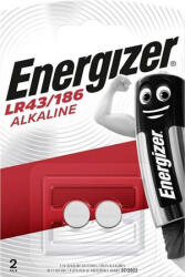 Energizer Gombelem, LR43 / 186, 2 db, ENERGIZER (EELR43D) - tutitinta