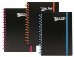 Pukka Pad Spirálfüzet, A5, vonalas, 100 lap, PUKKA PAD, "Neon notepad (PUPN7663V)