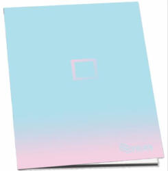 PULSE Füzet, tűzött, A5, kockás, 52 lap, PULSE "Pastel Colours (PL222173)