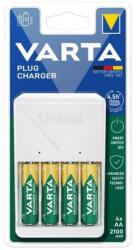 VARTA Elemtöltő, AA/AAA, 4x2100 mAh AA, VARTA "Plug (VTLT21) - tutitinta
