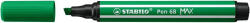 STABILO Filctoll, 1-5 mm, vágott hegy, STABILO "Pen 68 MAX", zöld (TST76836) - tutitinta