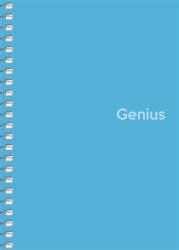 Shkolyaryk Publishing House Spirálfüzet, A6, kockás, 80 lap, PP borító, SHKOLYARYK "Genius", vegyes (SB806807K)