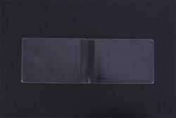  Diák- és igazolványtartó, 2 lapos, PVC, átlátszó (ISKE194) - tutitinta