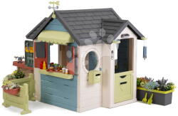 Smoby Căsuță restaurant cu poștă Chef House Life Smoby cu bucătărie extensibilă și filtru UV de la 24 luni (SM810307-X) Casuta pentru copii