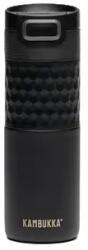KAMBUKKA Термочаша от неръждаема стомана Kambukka Etna Grip с термокапак 3 в 1 Snapclean®, 500 мл, Black Velvet (11-01060)