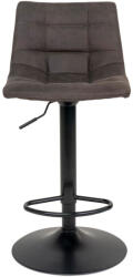 House Nordic 2 db Middelfart bárszék, mikroplüss, sötétszürke, 75 cm ülésmagasság