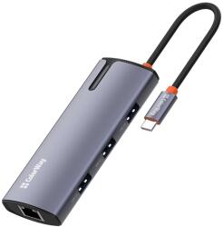 ColorWay USB-dokkolóállomás, 100W/USB3.0x3/USB2.0/RJ45 (CW-HUB03)