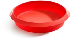 Lékué Round Cake Mould kerek szilikon tortaforma 200mm piros LK881268 (LK881268)