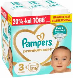 Pampers Premium Care Pachet Lunar Scutece 6-10 kg Midi 3 (216buc) (80883542)