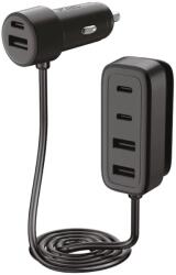 Ttec Încărcător auto cu hub ttec - SmartCharger 6in1, negru (8694470826585)