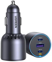 UGREEN Încărcător auto Ugreen - EC703, 75W, 2xUSB-C, gri (0405006)