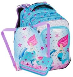 Bagmaster Ghiozdan școlar (set de 3 piese) BagMaster Lumi 24 A - Sirenă