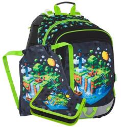 Bagmaster Ghiozdan școlar (set de 3 piese) BagMaster Alfa 26 B - Playworld