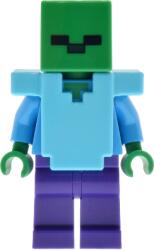 LEGO® Minifigurină Minecraft Zombie cu armură min240 (min240)