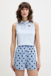 Adidas crop top pentru femei, din bumbac cu elastan PPY2-TSD0YE_55X (KD3702)