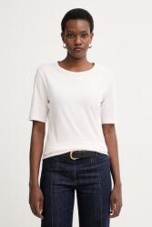 BOSS tricou basic pentru femei cu amestec de mătase Evyta PPY2-TSD1HA_30X (50561508)