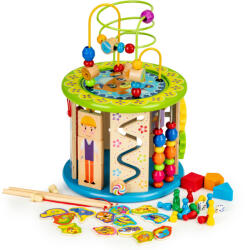Homelux Jucărie educativă multifuncțională Montessori din lemn (HM179520)