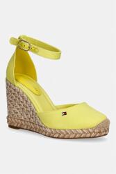 Tommy Hilfiger espadrile wedges pentru femei FLAG HIGH WEDGE ESPAD CLOSED TOE PPY2-OBD01A_11X