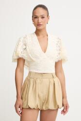 TWINSET bluză cu volane pentru femei, din dantelă PPY2-BDD08T_01X (261TT2313)