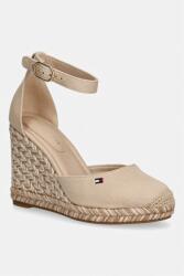 Tommy Hilfiger espadrile cu platformă pentru femei FLAG HIGH WEDGE ESPAD CLOSED TOE PPY2-OBD01A_80X (FW0FW09225)