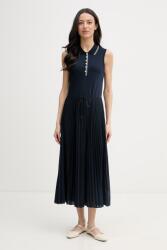 Tommy Hilfiger rochie plisată cu bumbac PPY2-SUD14K_59X (WW0WW49621)