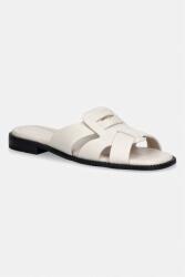 Tommy Hilfiger papuci pentru femei, din piele COIN LEATHER SANDAL PPY2-KLD00C_01X