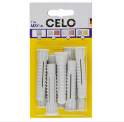 Celo 510MZK10 BLISZTER - MZK UNIVERZÁLIS GALLÉROS MŰANYAG DŰBEL 10x60 - 10db 10db/cs (510mzk10)