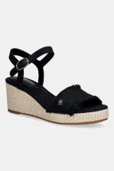 Tommy Hilfiger sandale wedges MID WOVEN WEDGE ESPAD FRINGE PPY2-OBD02G_99X