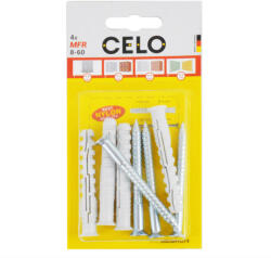 Celo 5860MFRST4 BLISZTER - MÜANYAG DÜBEL MFR 8-60 SB TX 4db/cs (5860mfrst4)