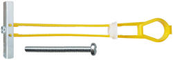 Celo CEL 9Y6BTPLO NAGY TEHERBÍRÁSÚ MENETES T ELEM GIPSZKARTONHOZ M6+M6X62mm SÜLLY, FEJŰ met, CSAV 30db/cs (9y6btplo)