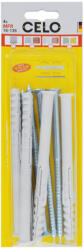 Celo 510135MFRST4 BLISZTER - MÜANYAG DÜBEL MFR 10-135 SB TX 4db/cs (510135mfrst4)