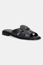 Tommy Hilfiger papuci pentru femei, din piele COIN LEATHER SANDAL PPY2-KLD00C_99X
