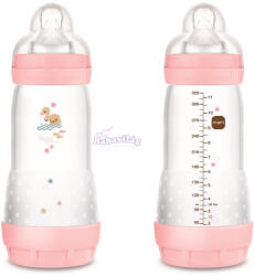 MAM cumisüveg Anti-Colic 320ml - rózsaszín