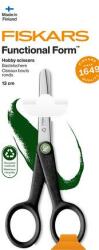 Fiskars Olló, hobby, 13 cm, FISKARS Functional Form Renew, fekete