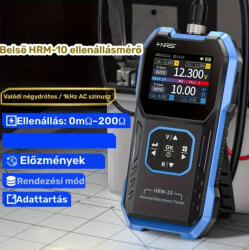 FNIRSI Feszültség és Belső ellenállás mérő, teszter (FNIRSI-HRM-10)