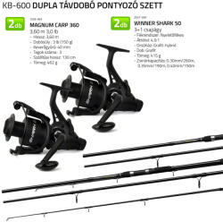 Nevis Dupla távdobó pontyozó szett