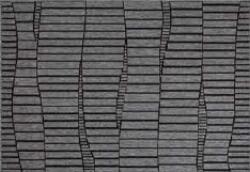 TEMPO KONDELA Covor de terasă, gri închis/negru, model, 133x190, DAWN TYP 3 Covor