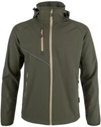Bennon Geacă softshell bărbați FORCE - Verde / nisipiu | XL (0954180050_56-58)